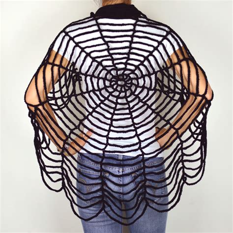 Spider Web Crochet Shawl