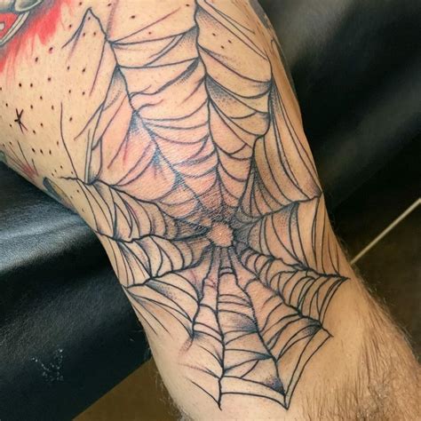 Spider Web Tattoo Men