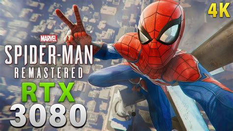 Spider-Man Remastered RTX 3080 performance