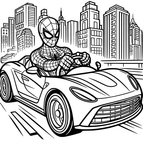Spiderman Coloriage