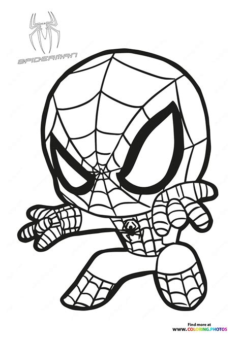 Spiderman Coloring Pages Easy