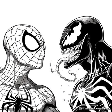 Spiderman Coloring Pages Venom