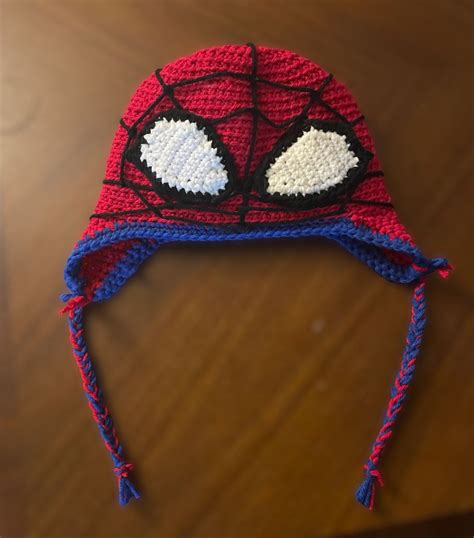 Spiderman Crochet Hat