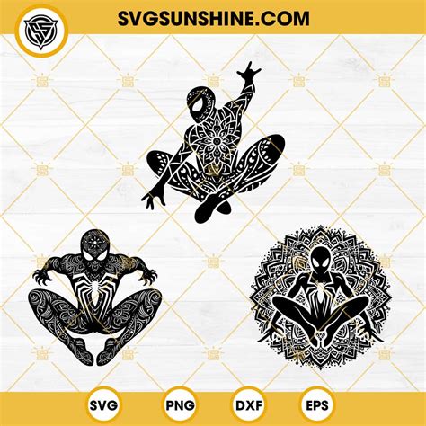 32+ Spiderman Mandala SVG,Spiderman mandala