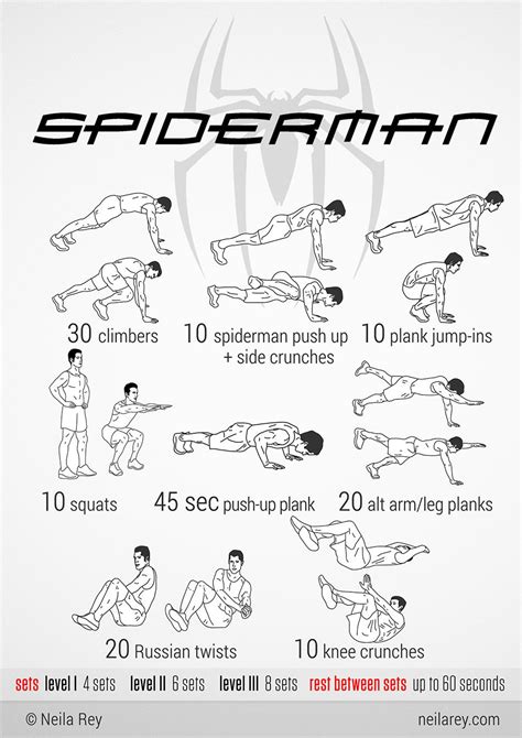Spiderman Workout