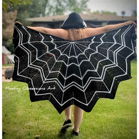 Spiderweb Crochet Shawl