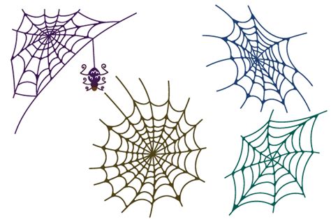 Download Spiderweb Design Set SVG File - SVG Design Commercial Use for Cricut