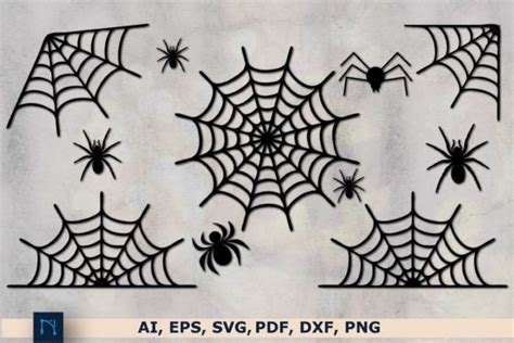 Download Spiderweb Design Set SVG File - SVG Design Printable