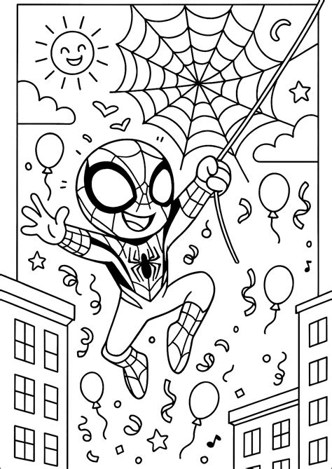 Spidey Color Pages