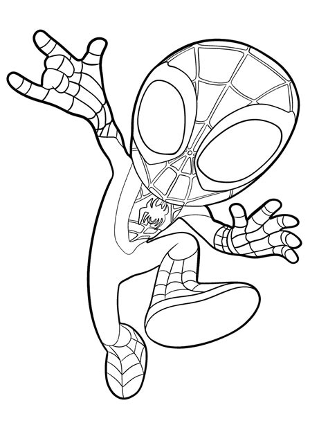 Spidey Printable Coloring Pages