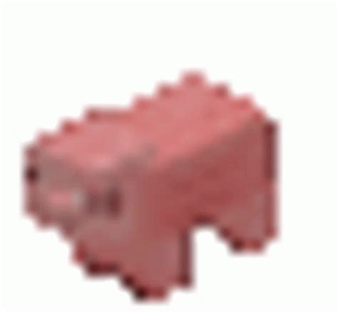 Spinning Minecraft Pig Gif