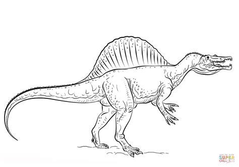 Spinosaurus Coloring Pages Printable