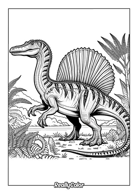 Spinosaurus Color Page