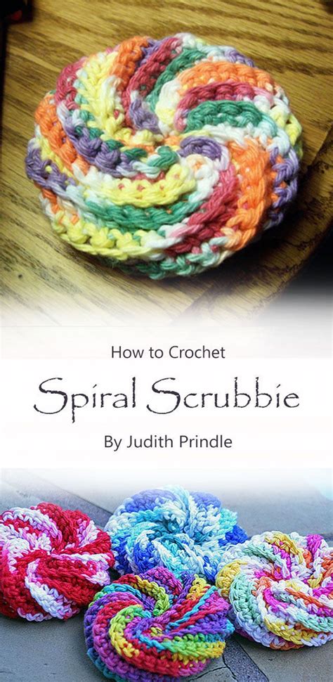 Spiral Scrubbie Crochet Pattern