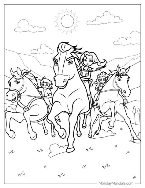 Spirit Coloring Pages