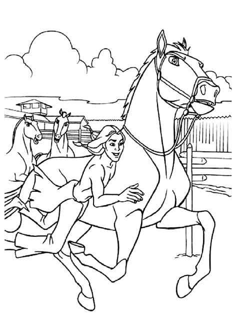 Spirit Movie Coloring Pages