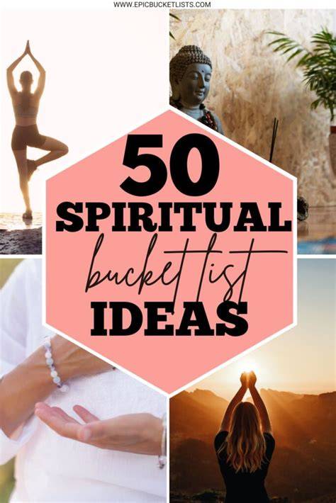 Spiritual Bucket List Ideas