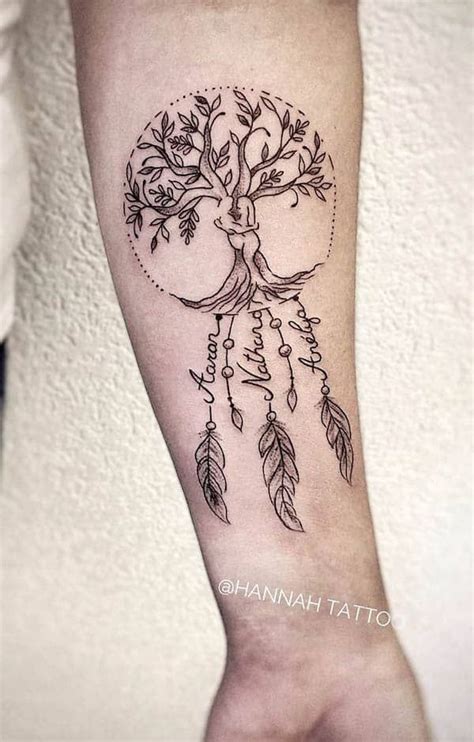 Spiritual Woman Tree Tattoos