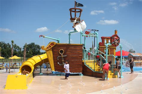 Splash area pirate park