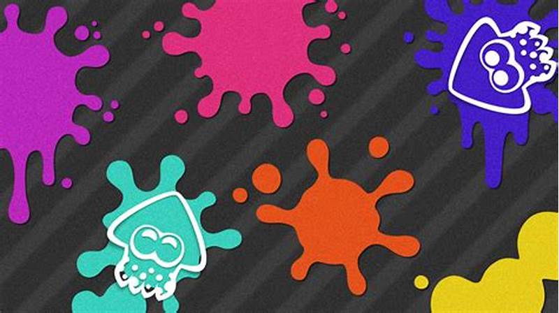 Splatoon Background Pattern