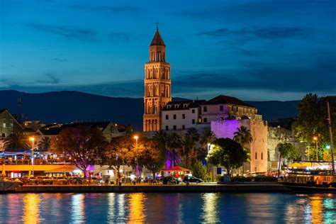 Split Croatia at Night