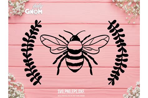 Download Split Cut Bee SVG File - SVG Design Crafts