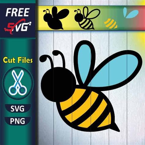 Download Split Cut Bee SVG File - SVG Design for Cricut Machine