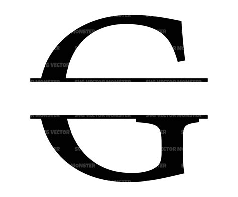 Unlock the Artistic Magic of Split Letter G SVG: Create Breathtaking Designs with Ease!