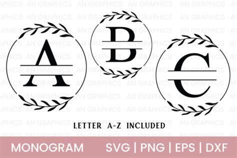 Download Split Monogram Bundle, Monogram Silhouette Free PSD Mockups