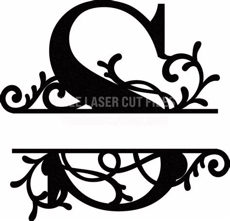 Download Split Monogram Cut Images