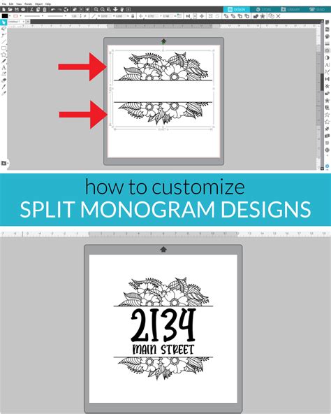 Download Split Monogram Silhouette