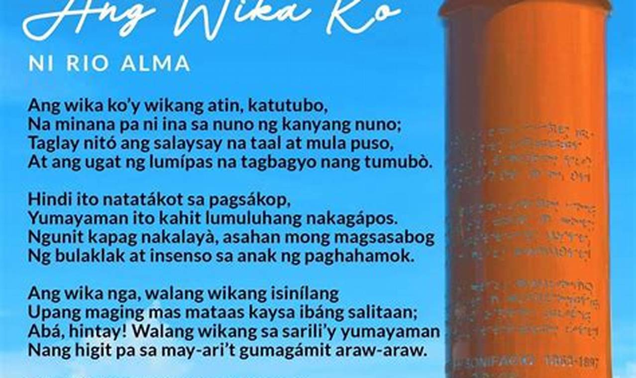 Spoken Poetry Tungkol Sa Wikang Katutubo