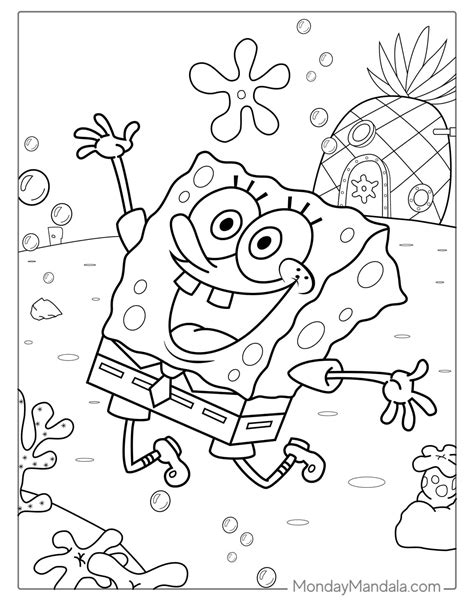 Sponge Bob Coloring Page