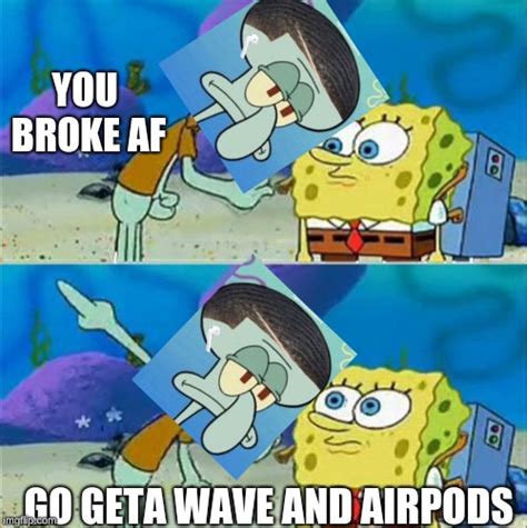 Spongebob Meme Airpods