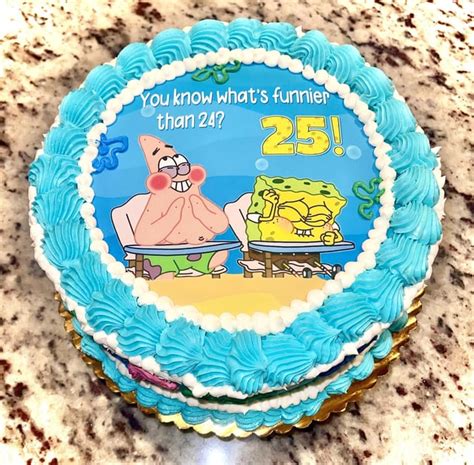 Spongebob Meme Cake