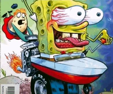 Spongebob Meme Driving