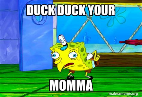 Spongebob Meme Duck