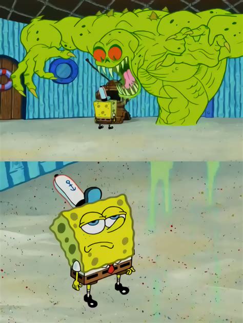 Spongebob Meme Ghost