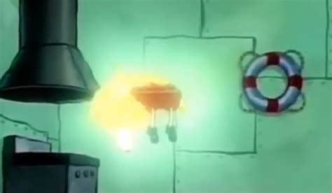 Spongebob Meme Glowing