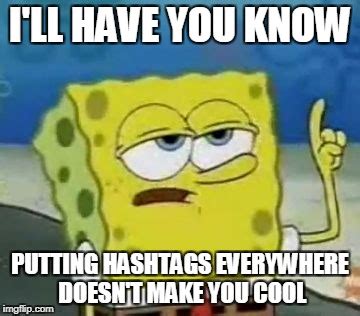 Spongebob Meme Hashtags