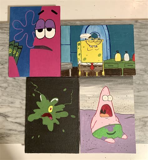 Spongebob Meme Painting