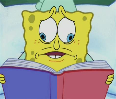 Spongebob Meme Reading