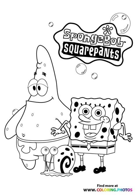 Spongebob Squarepants Coloring Pages Free