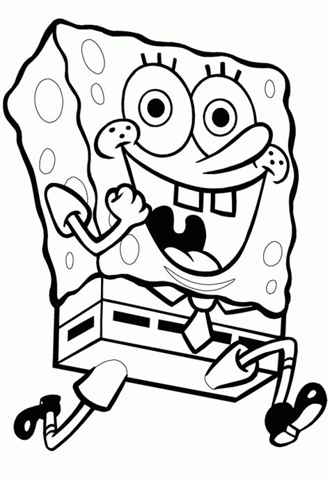 Spongebob Squarepants Free Coloring Pages