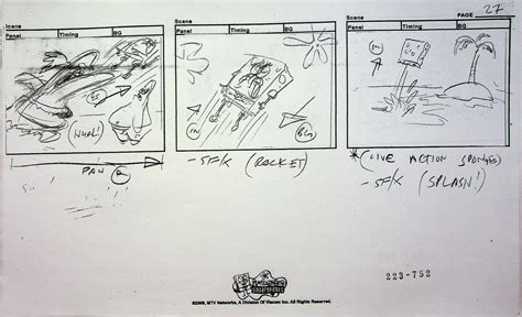 Spongebob Staff Drawings