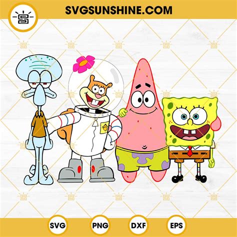 Make a Splash with SpongeBob SVG Freebies: Dive into the World of Creative Crafting!