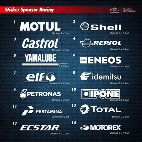 Sponsor Balap