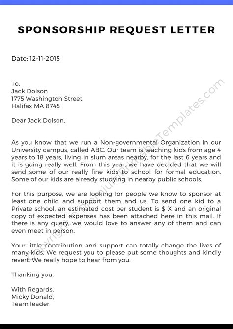 40+ Sponsorship Letter & Sponsorship Proposal Templates