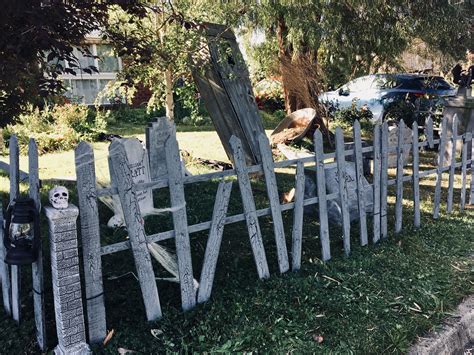 Spooky Cemetery Fence