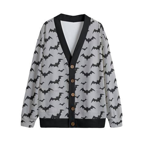 Spooky Cardigan with Bats